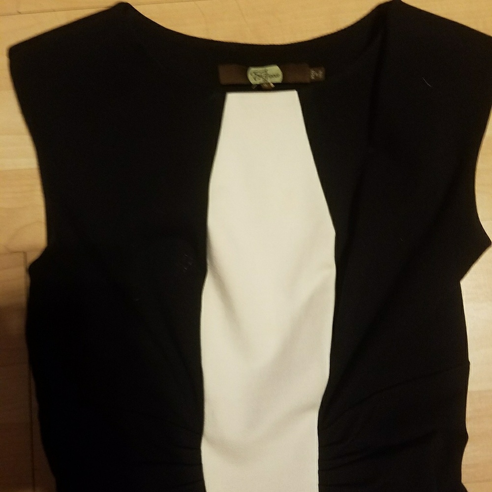 Eva Franco black & white dress